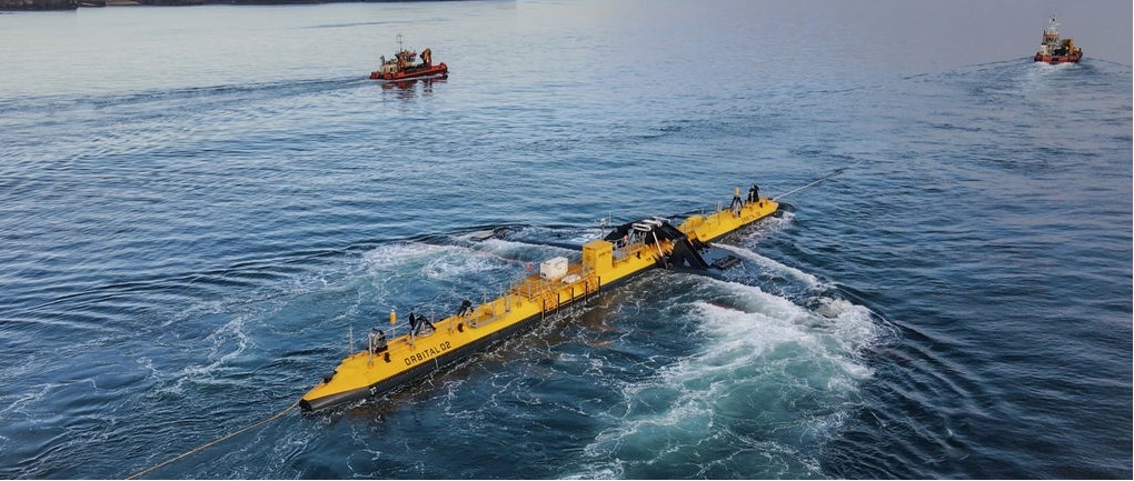 Orbital Marine's O2 tidal energy turbine